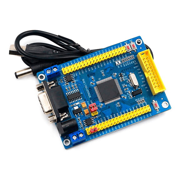 STM32 Development Board CAN RS485 STM32F103VET6 Minimum System for ARM MCU Learning,1 * Development board,Blue & Yellow