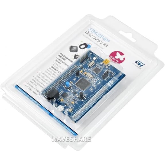 STM32F4 Discovery Kit STM32F407G-DISC1 Development Board with ARM Cortex-M4 Microcontroller for IoT Sensor Projects SKU-4194