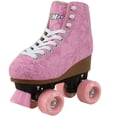 thumbnail image 1 of STMAX Quad Roller Skates for Girls and Women-Size 2.5 Kids to 8.5 Women -Outdoor, Indoor and Rink Skating- Classic High Cuff with Adjustable Lace System (Pink, 1 Youth), 1 of 20