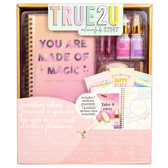 STMT True2U Positive Vibes Journal, 5in x 7in, Multicolor, 12 Pages
