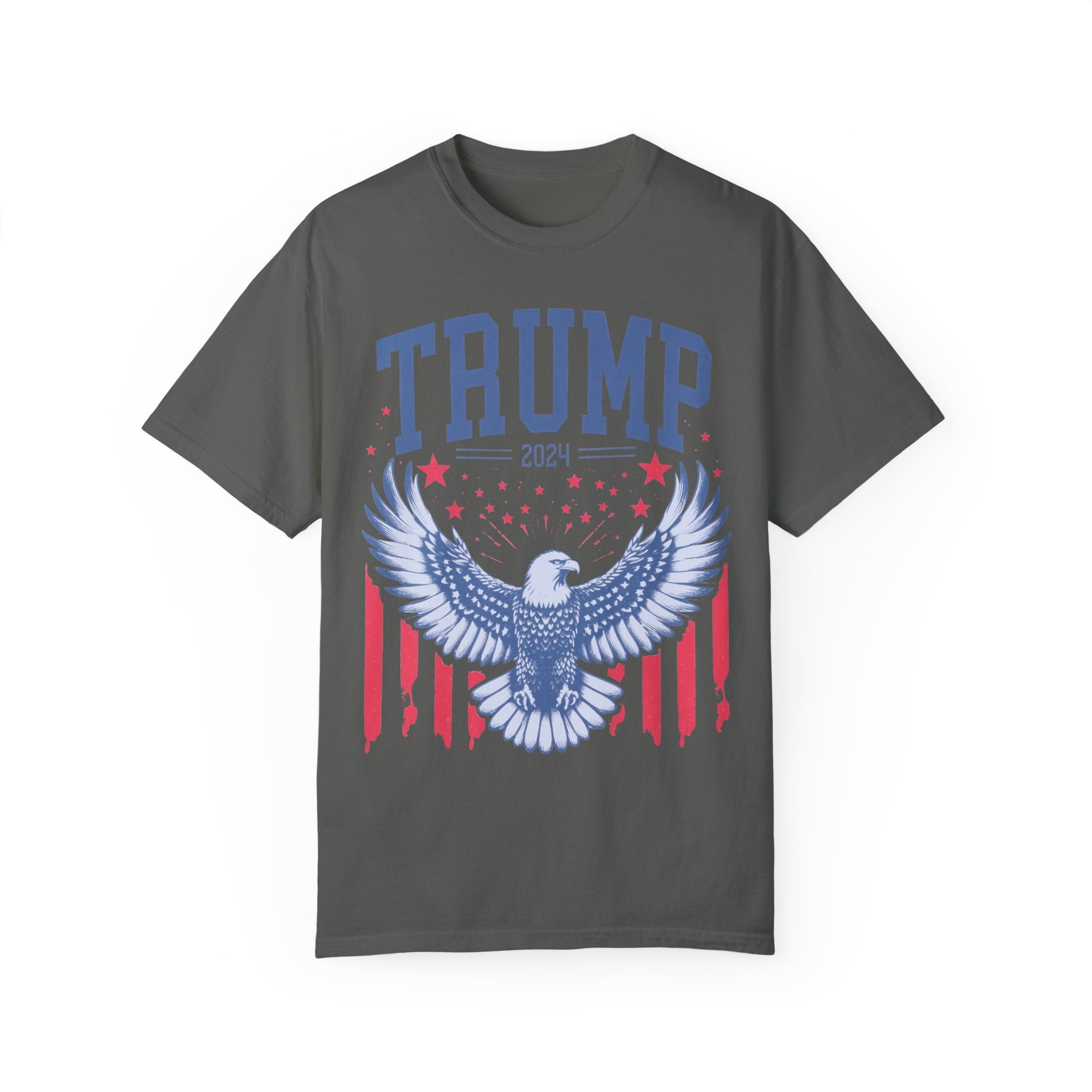 STN STORE Trump American Flag, Pro Trump 2024 Comfort Colors Tshirt
