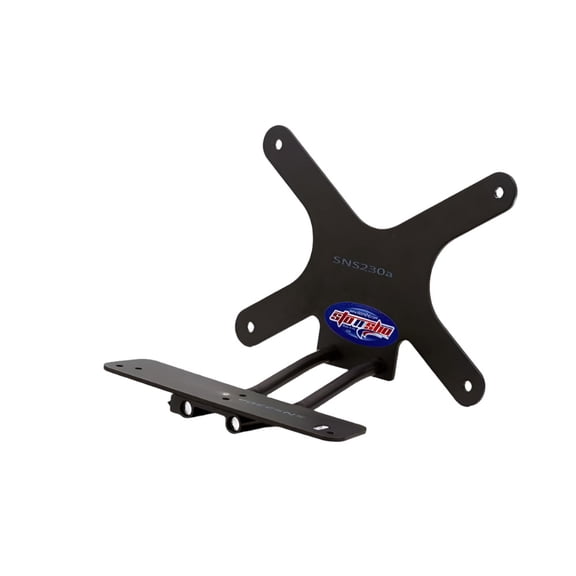 STO N SHO Front License Plate Bracket Compatible with 2020-2023 Dodge Charger WIDE BODY Scat Pack, Hellcat, and WIDE BODY Daytona WITH adaptive cruise (SNS230a)