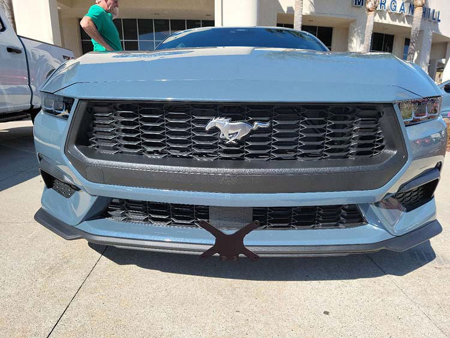 STO N SHO Front License Plate Bracket Compatible with 2024 Ford Mustang