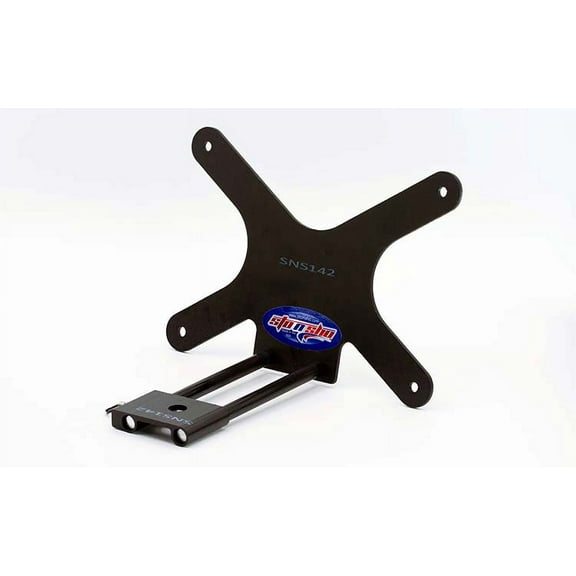 STO N SHO Front License Plate Bracket Compatible with 2012-2018 Jeep Wrangler JK with metal bumper (SNS142)