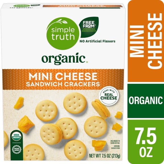 STO Organic Mini Cheese Sandwich Crackers 7.5 oz