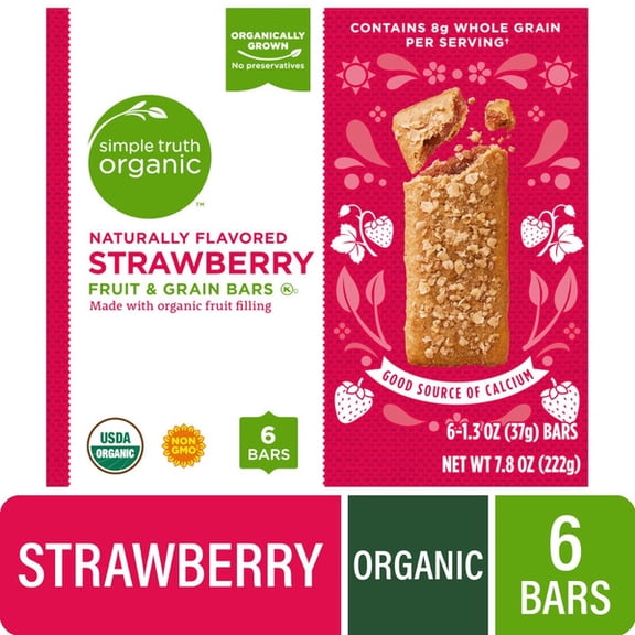 STO Strawberry Breakfast Bars 6 Bars