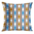 thumbnail image 1 of STOAG Abstract with Beautiful Gradient Transitions Round Pillars and Broad Stripes Blue Orange White Warm Brown Throw Pillowcase Cushion Case Cover 20x20 inch, 1 of 1