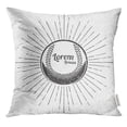 thumbnail image 1 of STOAG Black American Vintage Baseball with Sunburst on Grunge Abstract Badge Throw Pillowcase Cushion Case Cover 20x20 inch, 1 of 1