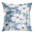 thumbnail image 1 of STOAG Blue Beauty Dogwood Pattern Blossom Pink Bloom Branch Cornus Throw Pillowcase Cushion Case Cover 16x16 inch, 1 of 1
