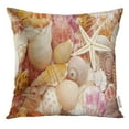 thumbnail image 1 of STOAG Brown Amazing Sea Shells and Starfish As Colorful Beach Throw Pillowcase Cushion Case Cover 16x16 inch, 1 of 1