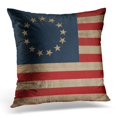 thumbnail image 1 of STOAG Colonial Betsy Ross Vintage Look Early Flag Patriotic Throw Pillowcase Cushion Case Cover 20x20 inch, 1 of 1