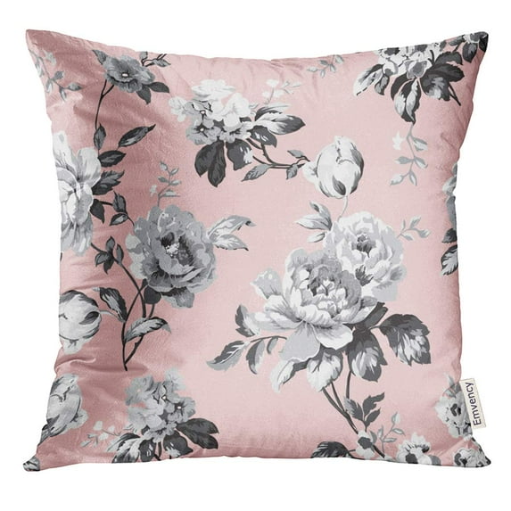 STOAG Colorful Pretty Shabby Chic Vintage Roses Tulips and Forget Me Nots Classic Chintz Floral Abstract Accent Throw Pillowcase Cushion Case Cover 20x20 inch