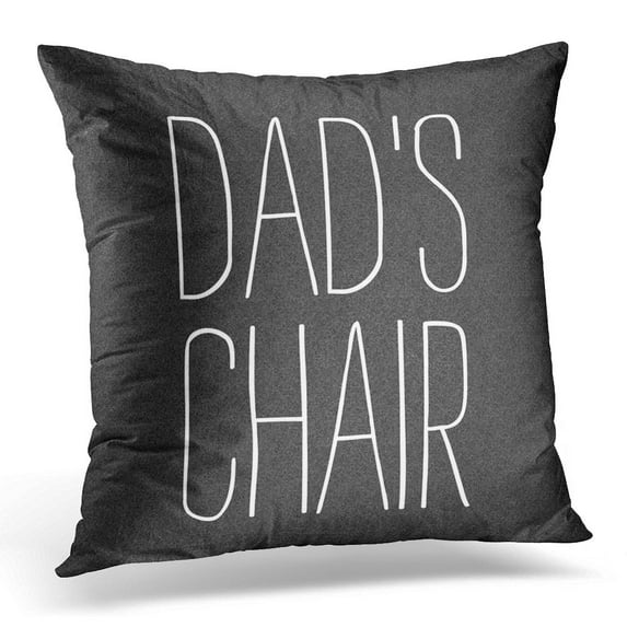 STOAG Daddy Dad Chair Father Throw Pillowcase Cushion Case Cover 18x18 inch