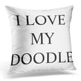 thumbnail image 1 of STOAG Labradoodle I Love Doodle Labra Golden Dog Goldendoodle Throw Pillowcase Cushion Case Cover 16x16 inch, 1 of 1