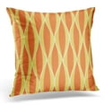 thumbnail image 1 of STOAG Modern Mid Century Ribbon Orange and Yellow Abstract Throw Pillowcase Cushion Case Cover 18x18 inch, 1 of 1