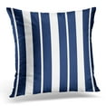 thumbnail image 1 of STOAG Nautical Blue and White Striped Sailing Throw Pillowcase Cushion Case Cover 16x16 inch, 1 of 1
