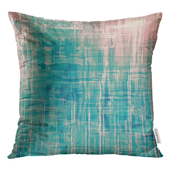 STOAG Pale Old Delicate Abstract Patterns Gray Pink Blue Throw Pillowcase Cushion Case Cover 16x16 inch