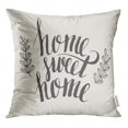 thumbnail image 1 of STOAG Quote Sweet Home Lettering Word Housewarming Pattern Heart Text Graphic Throw Pillowcase Cushion Case Cover 20x20 inch, 1 of 1