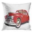thumbnail image 1 of STOAG Red Vintage Retro Car Classic 1950S Nostalgia Shiny Model Throw Pillowcase Cushion Case Cover 16x16 inch, 1 of 1