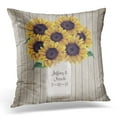 thumbnail image 1 of STOAG Sunflower Rustic Barn Wedding Wood Mason Jar Country Throw Pillowcase Cushion Case Cover 20x20 inch, 1 of 1
