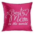 thumbnail image 1 of STOAG Vintage You Happy Mothers Day Typographical The Best Mom in World Mommy Throw Pillowcase Cushion Case Cover 20x20 inch, 1 of 1