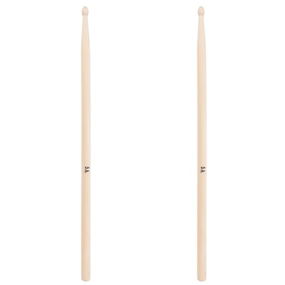 STOBOK 1Pair Practical 5A Oak Drumstick Khaki Wood Universal Drum Accessories