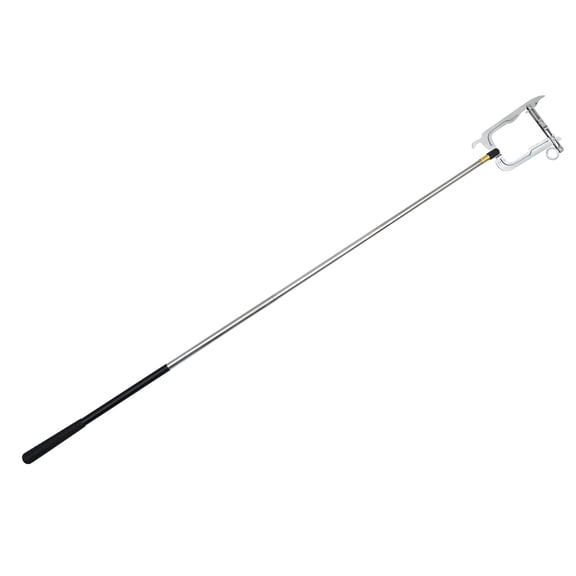 STOBOK Multi-Purpose Boat Hook Telescopic Black Stainless Steel 1Set