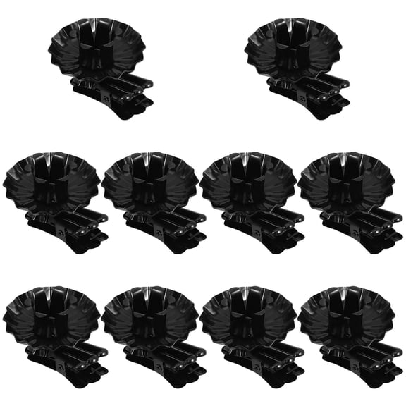 STOBOK 10Pcs Metal Candle Holder Clips for Christmas Tree with Wear Resistant Texture