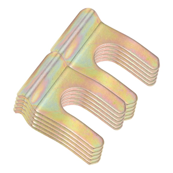 STOBOK 10Pcs Car Brake Line Clips U Shaped Hose Clips Iron Durable Brake Line Retainer for Automotive Use