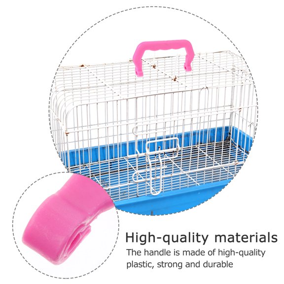 STOBOK Pet Accessory Dog Cage Handle Ergonomic Grip Outdoor Use 10Pcs