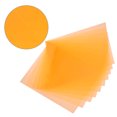 Transfarent Color STOBOK 10Pcs Orange Transparent PVC Sheets Multiuse Color Filter Film ...