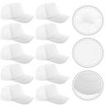 thumbnail image 1 of STOBOK White Blank Sublimation Mesh Baseball Hats for Daily Use 10Pcs, 1 of 7
