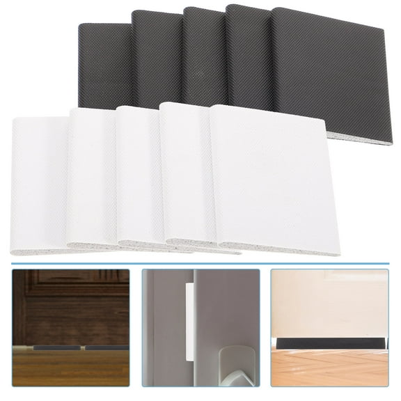 STOBOK 10pcs Rubber Window Seal Strip Sealing Strip Black Sponge Self Adhesive for Windows