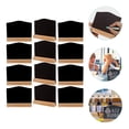 thumbnail image 1 of STOBOK Small Chalkboard Signs Black Double-Sided Wood for Home 12Pcs, 1 of 8