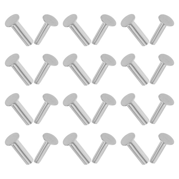 STOBOK 14Pairs Precision Cutlery Rivet Screws for Chef Knives and Wood Grip Handle Repair
