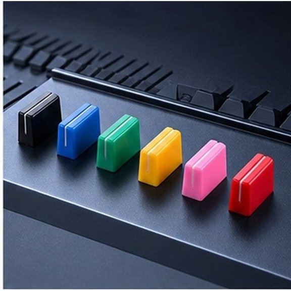 STOBOK 14pcs Dj Controller Fader Cap Replacement 4mm Slider Knob Covers