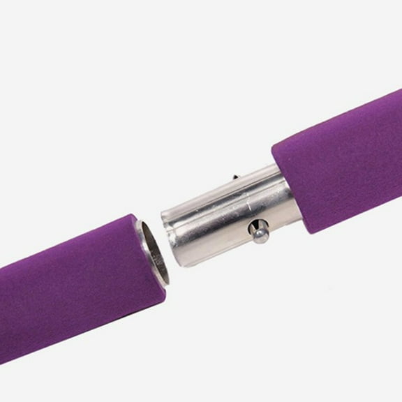 STOBOK 1PC Resistance Bar Elastic Exercise Bar NBR for Gym Equipment Purple