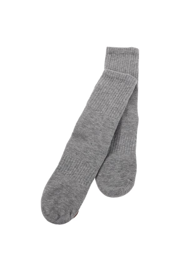 1Pair Ballet Dance Socks with Grip Soles Anti Skid Middle Calf Stockings for Dancers