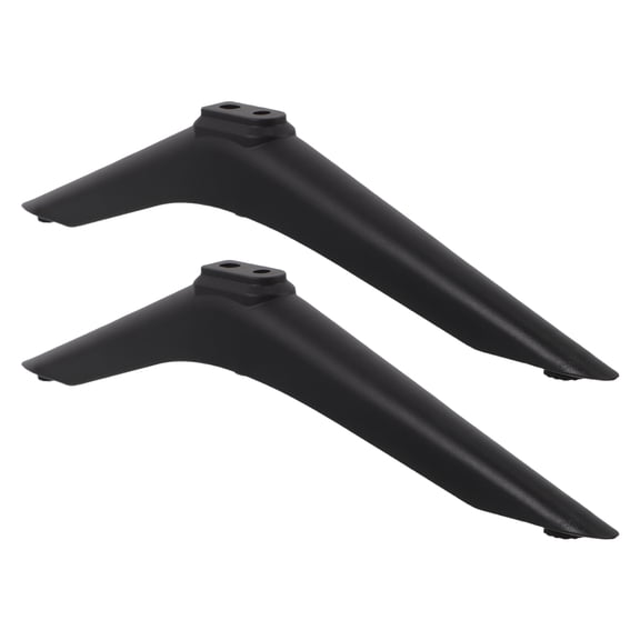 STOBOK 1Pair Black Smart TV Stand Legs Replacement Non Drill Flat Screen TV Base Support