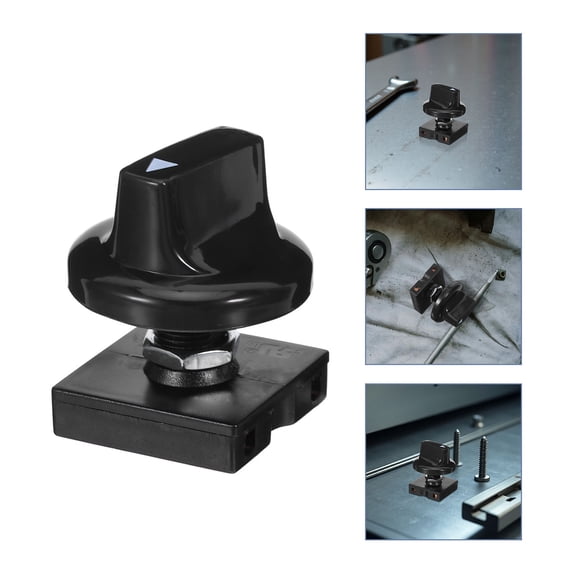 STOBOK 1Set Compact Rotary Fan Speed Switch Black 4 Position Control Knob for Home Installation