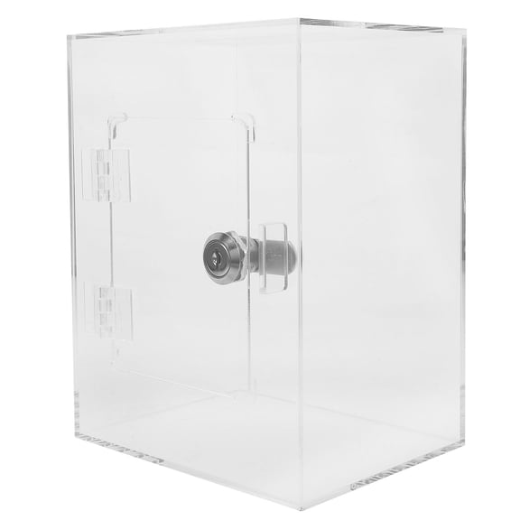 STOBOK 1Set Lockable Acrylic Envelope Box for Secure Storage of Donations Suggestions and Votes
