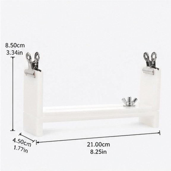 STOBOK 1Set White Plastic Knitting Machine for DIY Bracelet Weaving and Craft Making