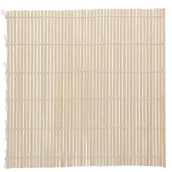 STOBOK Bamboo Sushi Mat Olive Green Natural Cotton for Easy Homemade Sushi