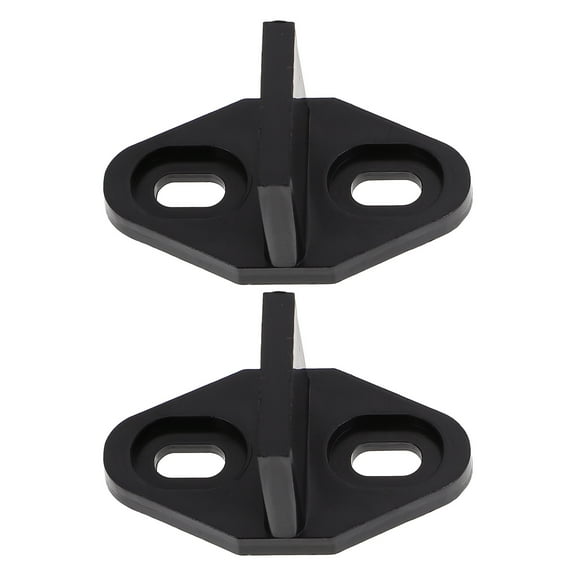 STOBOK 2 Sets Sliding Closet Door Hardware Set POM Black Secure Lock for Doors Installation