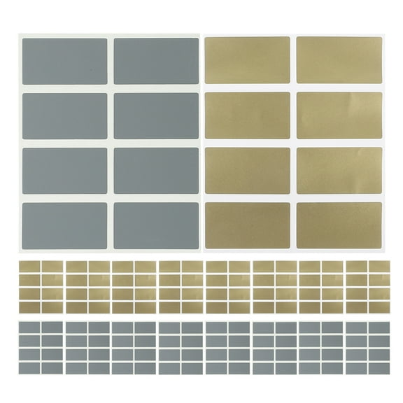STOBOK 200Pcs Self Adhesive Scratch Off Stickers in Assorted Colors for Birthday and Party Use