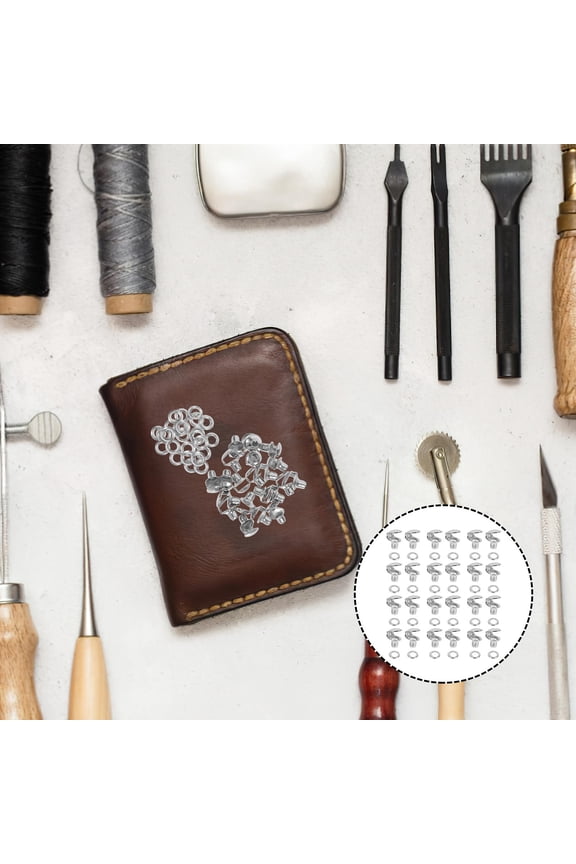 20Pcs Silver Boot Hooks Puller Set for Connect Rope DIY Projects Fishing