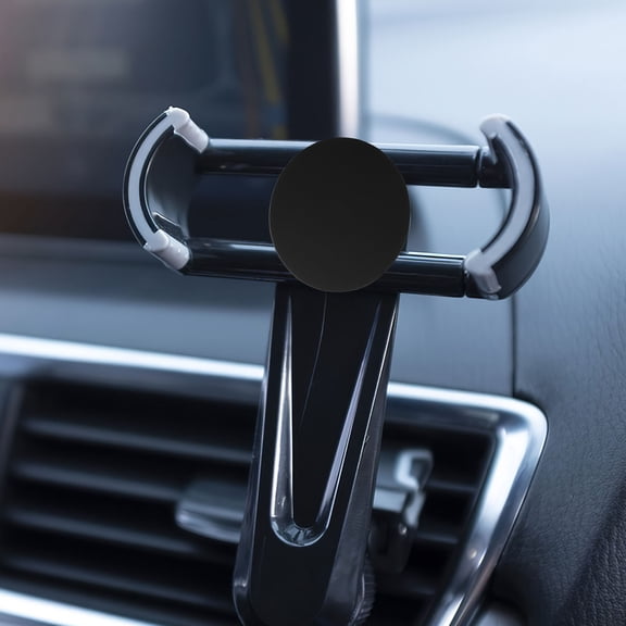 STOBOK 20Pcs Black Metal Disc Phone Patch with Adhesive for Magnetic Car Mobile Phone Holder