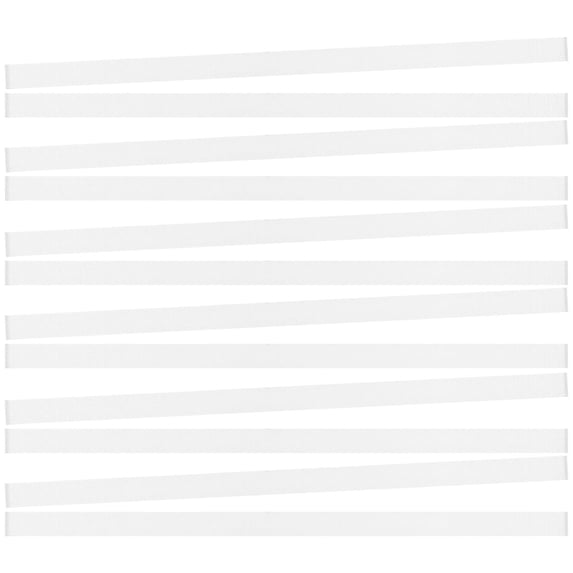 STOBOK 20Pcs Thermal Binding Glue Strips Transparent Hot Melt Adhesive for Book Repair and Document Binding
