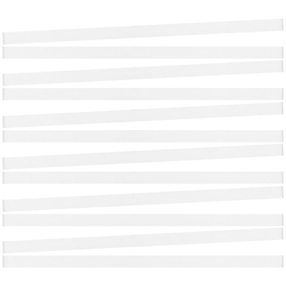 STOBOK 20Pcs Thermal Binding Glue Strips Transparent Hot Melt Adhesive for Book Repair and Document Binding