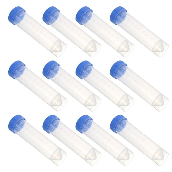 STOBOK 25 Set Multi Vials for Laboratory Use with Graduated Groove Bottom